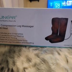 Brown Compression Leg Massager with Heat